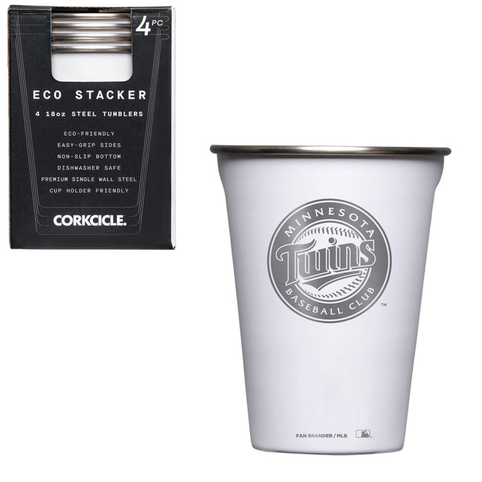 Corkcicle Eco Stacker Cup with Minnesota Twins Primary Logo