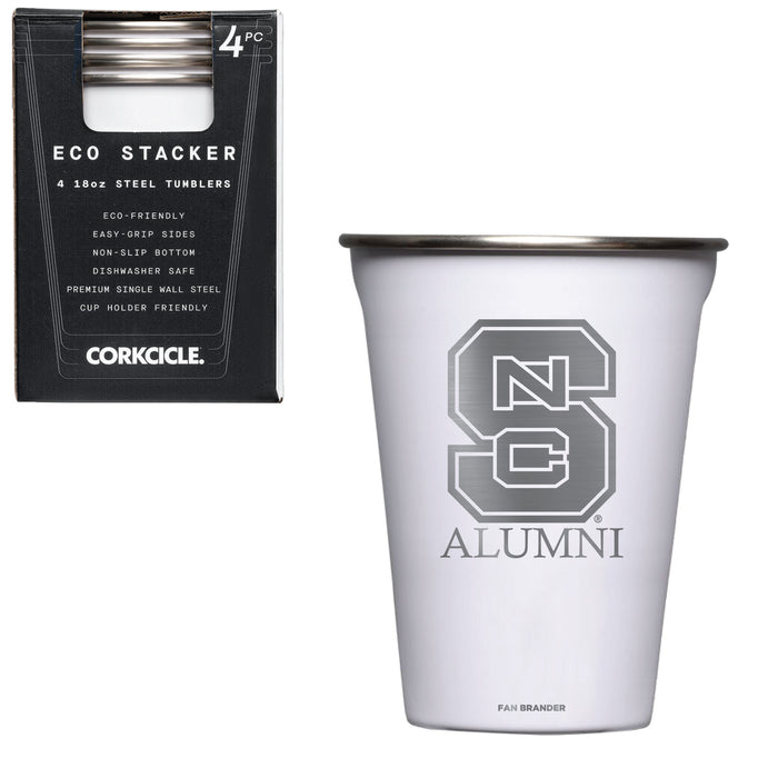 Corkcicle Eco Stacker Cup with NC State Wolfpack Alumni Primary Logo