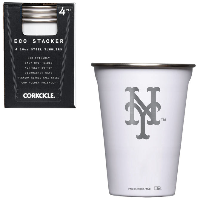 Corkcicle Eco Stacker Cup with New York Mets Primary Logo