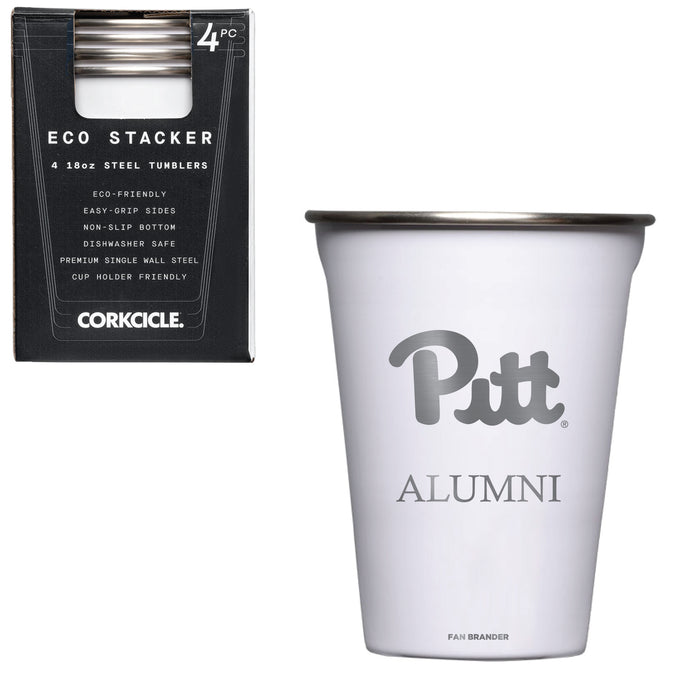 Corkcicle Eco Stacker Cup with Pittsburgh Panthers Alumni Primary Logo