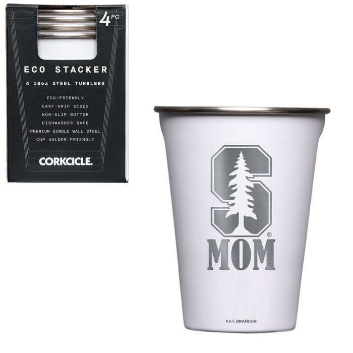 Corkcicle Eco Stacker Cup with Stanford Cardinal Mom Primary Logo