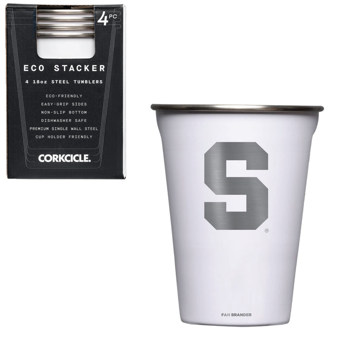 Corkcicle Eco Stacker Cup with Syracuse Orange Primary Logo