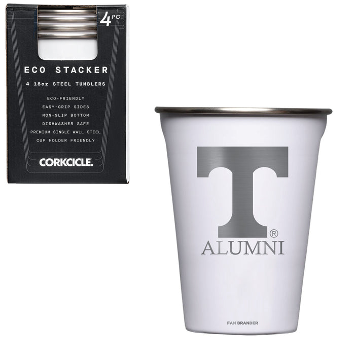 Corkcicle Eco Stacker Cup with Tennessee Vols Alumni Primary Logo