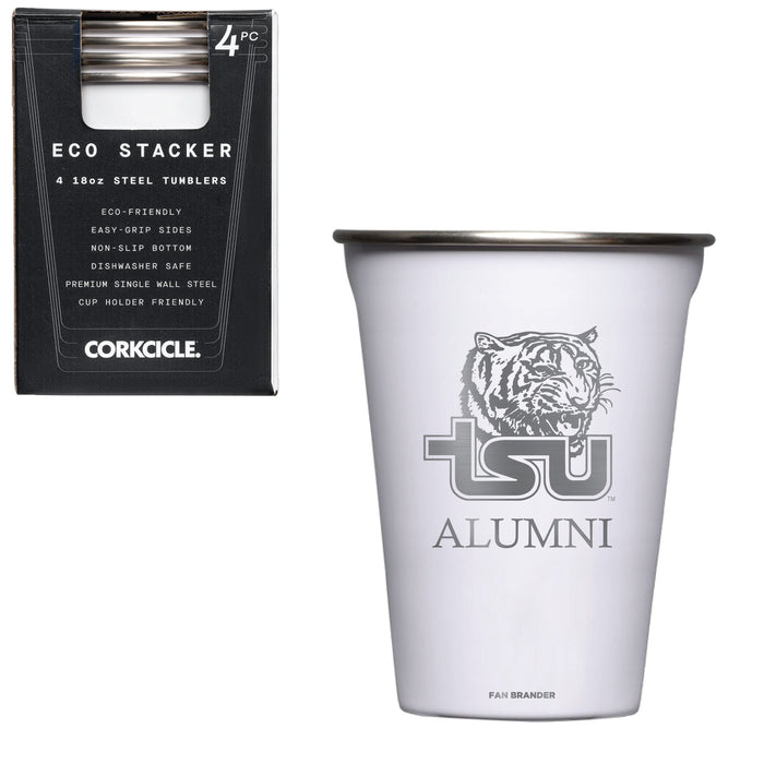 Corkcicle Eco Stacker Cup with Tennessee State Tigers Alumni Primary Logo