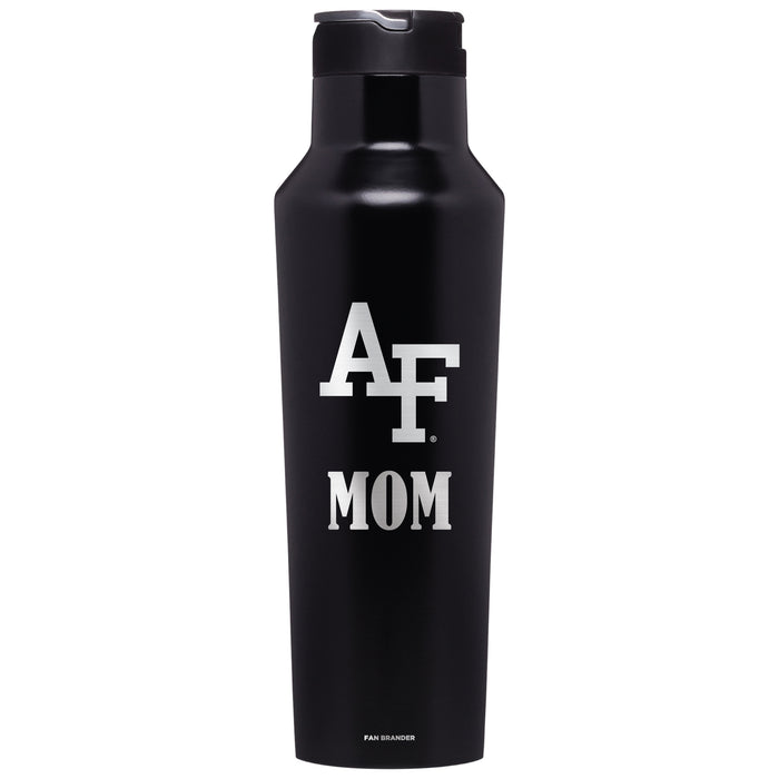 Corkcicle Insulated Canteen Water Bottle with Airforce Falcons Mom Primary Logo