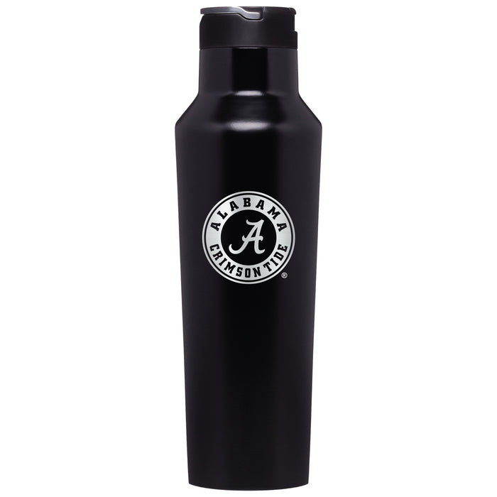 Corkcicle Insulated Sport Canteen Water Bottle with Alabama Crimson Tide Primary Logo