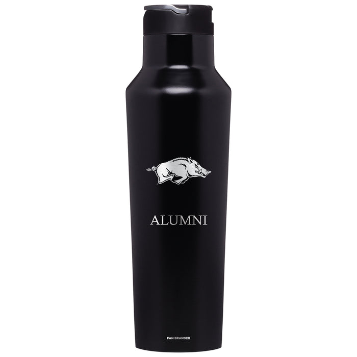 Corkcicle Insulated Canteen Water Bottle with Arkansas Razorbacks Mom Primary Logo