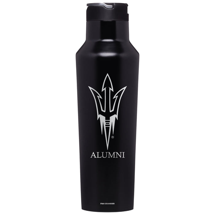 Corkcicle Insulated Canteen Water Bottle with Arizona State Sun Devils Alumni Primary Logo