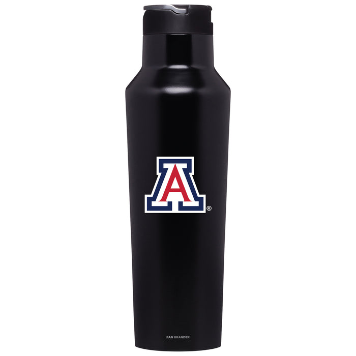 Corkcicle Insulated Canteen Water Bottle with Arizona Wildcats Primary Logo