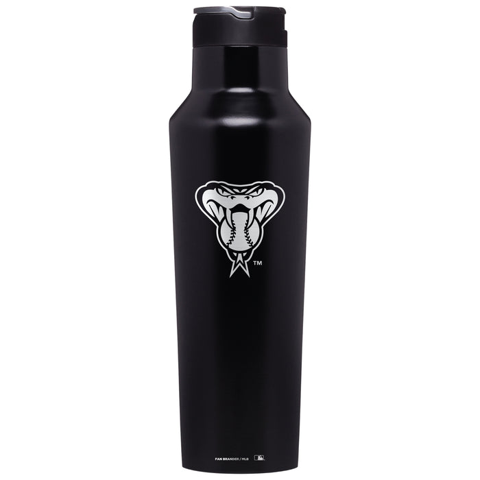 Corkcicle Insulated Canteen Water Bottle with Arizona Diamondbacks Etched Secondary Logo