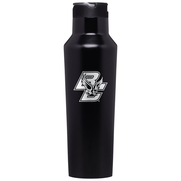 Corkcicle Insulated Sport Canteen Water Bottle with Boston College Eagles Primary Logo
