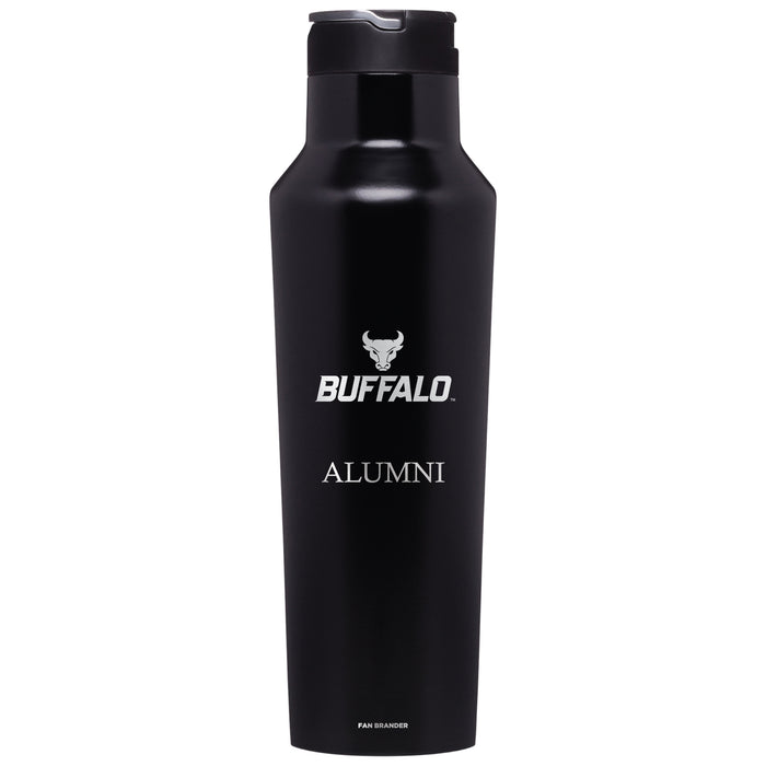 Corkcicle Insulated Canteen Water Bottle with Buffalo Bulls Mom Primary Logo