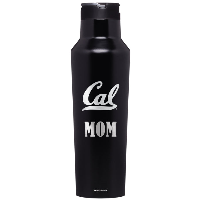 Corkcicle Insulated Canteen Water Bottle with California Bears Mom Primary Logo