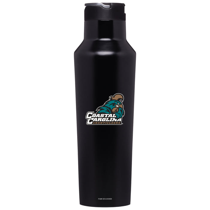 Corkcicle Insulated Canteen Water Bottle with Coastal Carolina Univ Chanticleers Secondary Logo