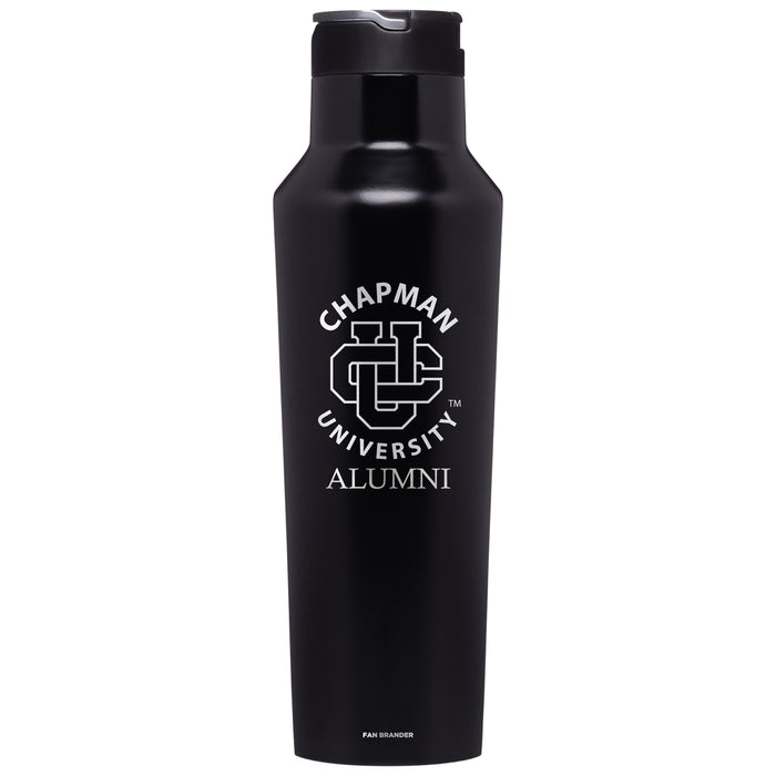 Corkcicle Insulated Canteen Water Bottle with Chapman Univ Panthers Mom Primary Logo