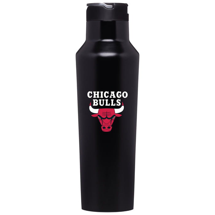 Corkcicle Insulated Canteen Water Bottle with Chicago Bulls Primary Logo