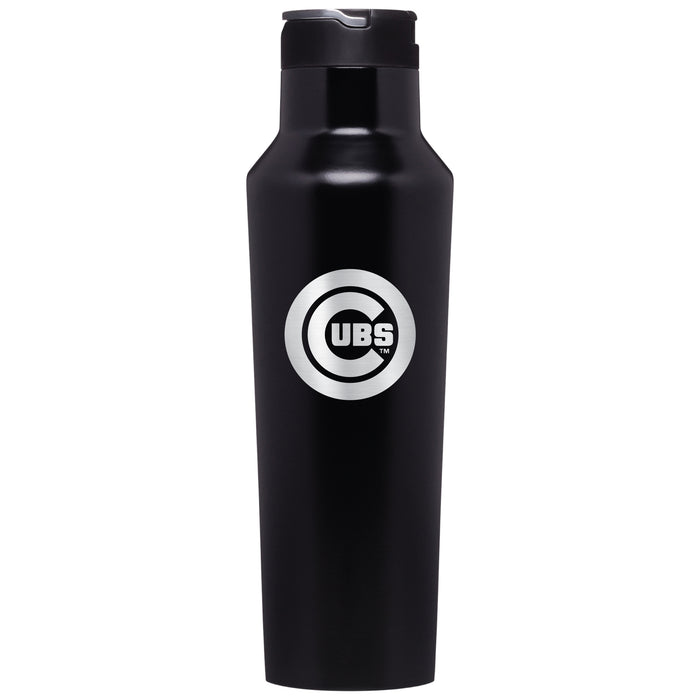 Corkcicle Insulated Canteen Water Bottle with Chicago Cubs Primary Logo