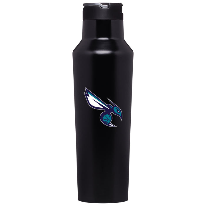 Corkcicle Insulated Canteen Water Bottle with Charlotte Hornets Secondary Logo