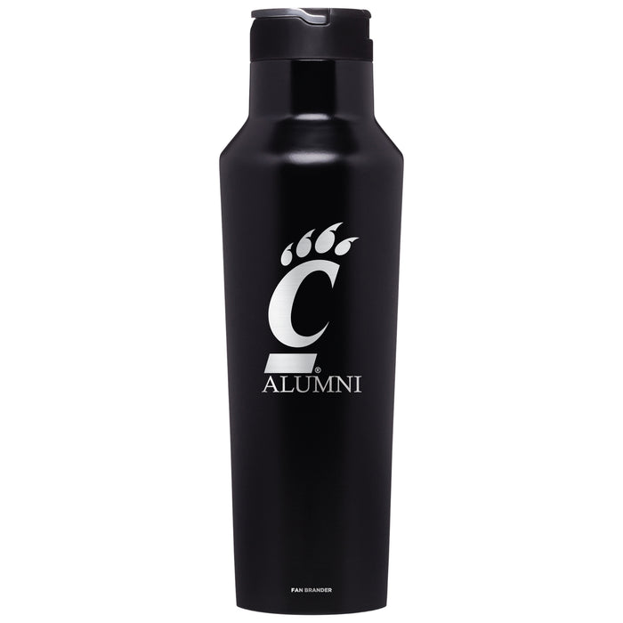 Corkcicle Insulated Canteen Water Bottle with Cincinnati Bearcats Alumni Primary Logo