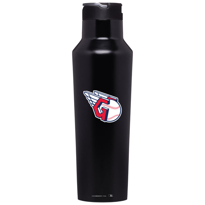 Corkcicle Insulated Canteen Water Bottle with Cleveland Guardians Primary Logo