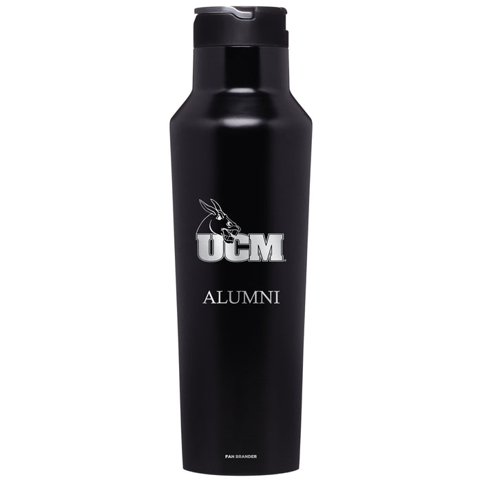 Corkcicle Insulated Canteen Water Bottle with Central Missouri Mules Alumni Primary Logo