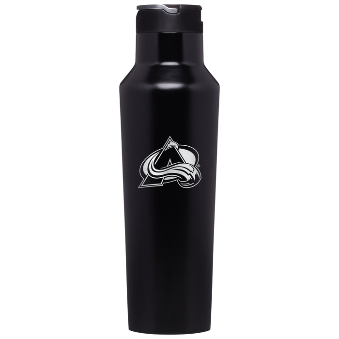 Corkcicle Insulated Canteen Water Bottle with Colorado Avalanche Primary Logo