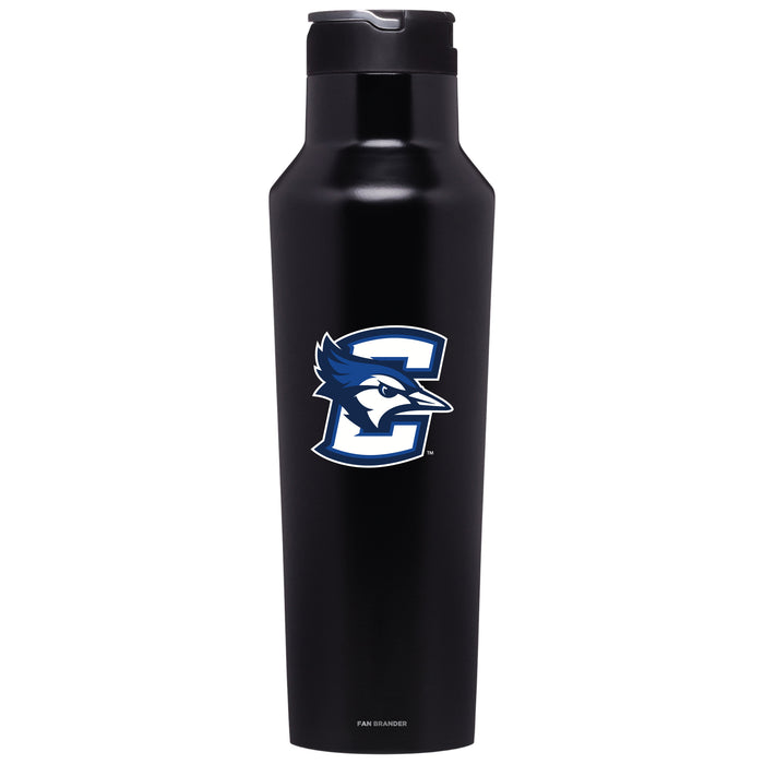 Corkcicle Insulated Canteen Water Bottle with Creighton University Bluejays Primary Logo
