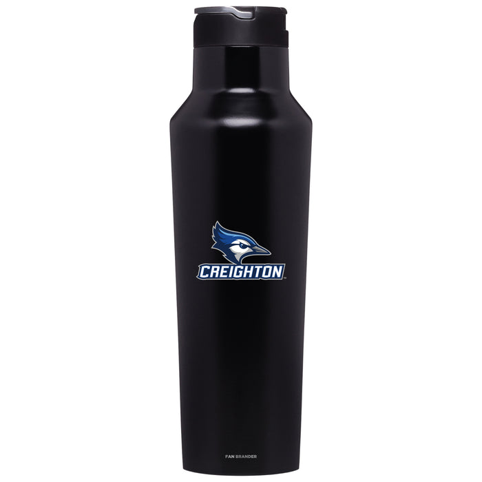 Corkcicle Insulated Canteen Water Bottle with Creighton University Bluejays Secondary Logo