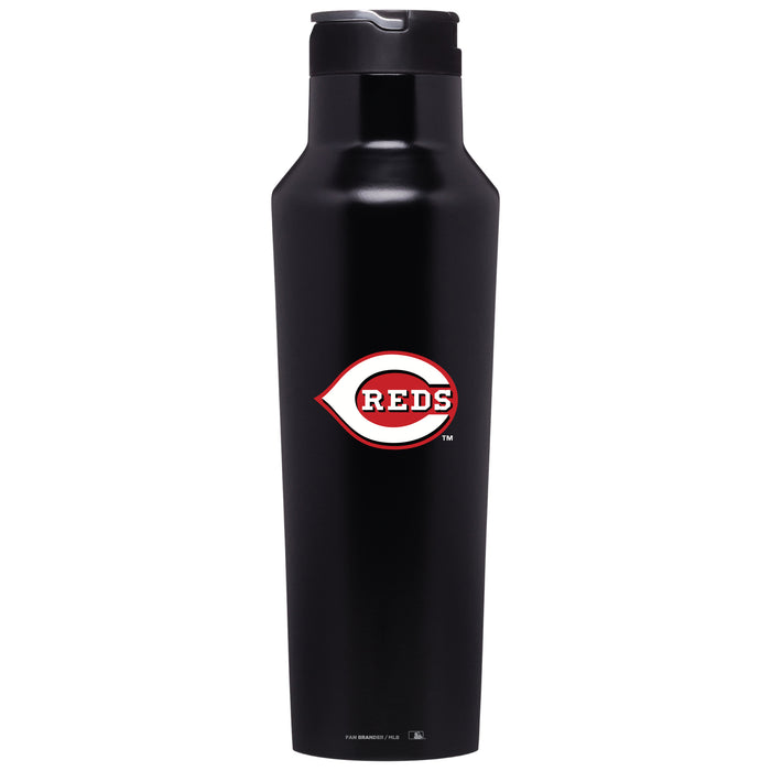 Corkcicle Insulated Canteen Water Bottle with Cincinnati Reds Primary Logo