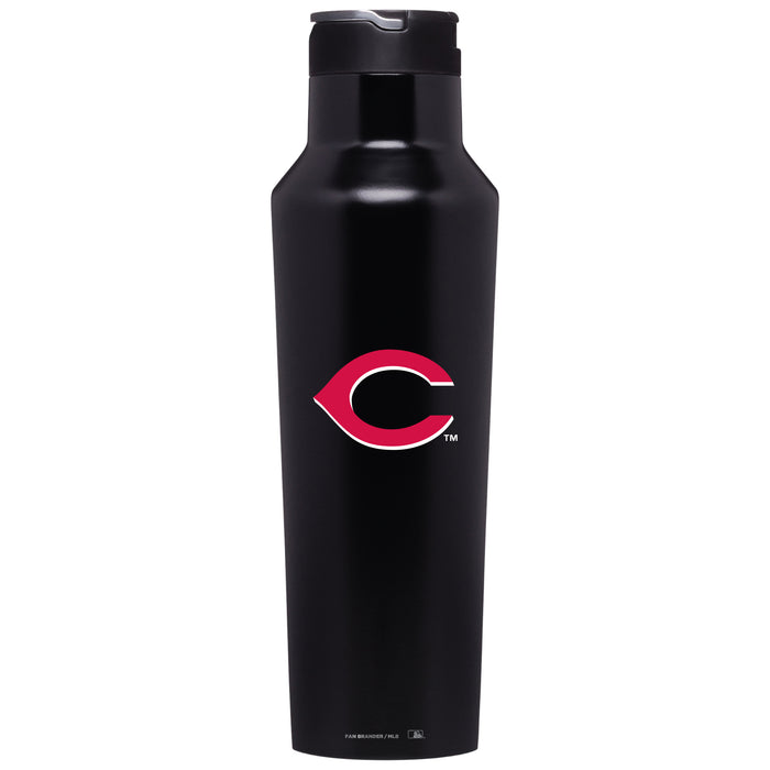 Corkcicle Insulated Canteen Water Bottle with Cincinnati Reds Secondary Logo