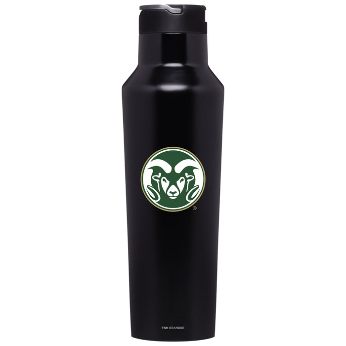 Corkcicle Insulated Canteen Water Bottle with Colorado State Rams Primary Logo