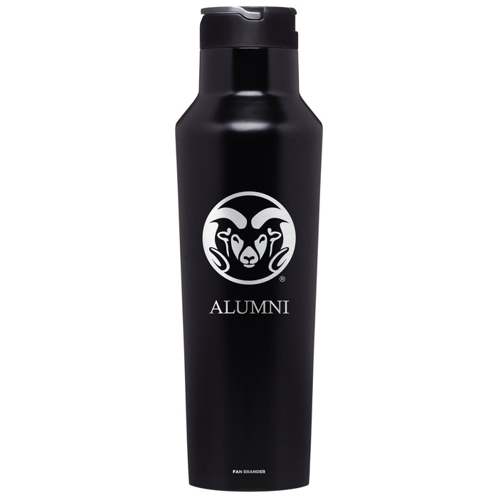 Corkcicle Insulated Canteen Water Bottle with Colorado State Rams Mom Primary Logo