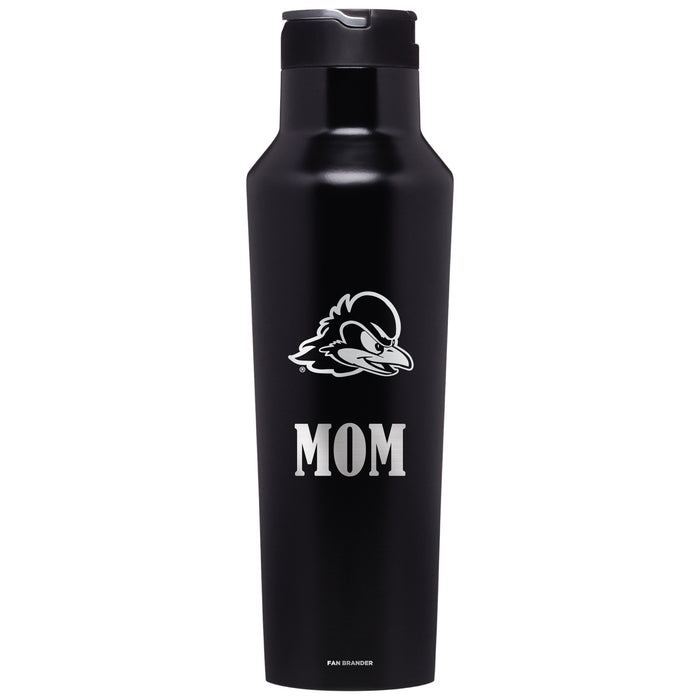 Corkcicle Insulated Canteen Water Bottle with Delaware Fightin' Blue Hens Mom Primary Logo