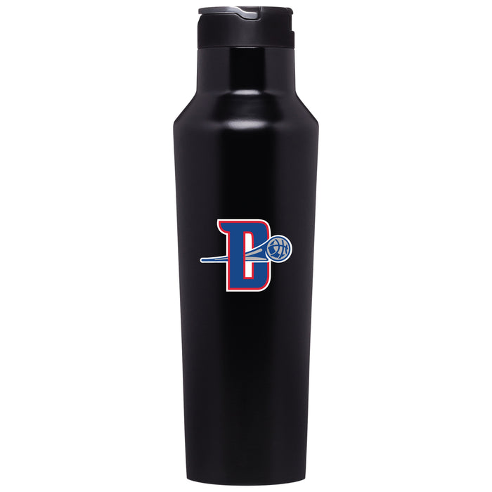 Corkcicle Insulated Canteen Water Bottle with Detroit Pistons Secondary Logo