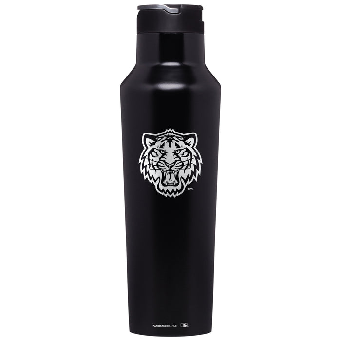 Corkcicle Insulated Canteen Water Bottle with Detroit Tigers Etched Secondary Logo