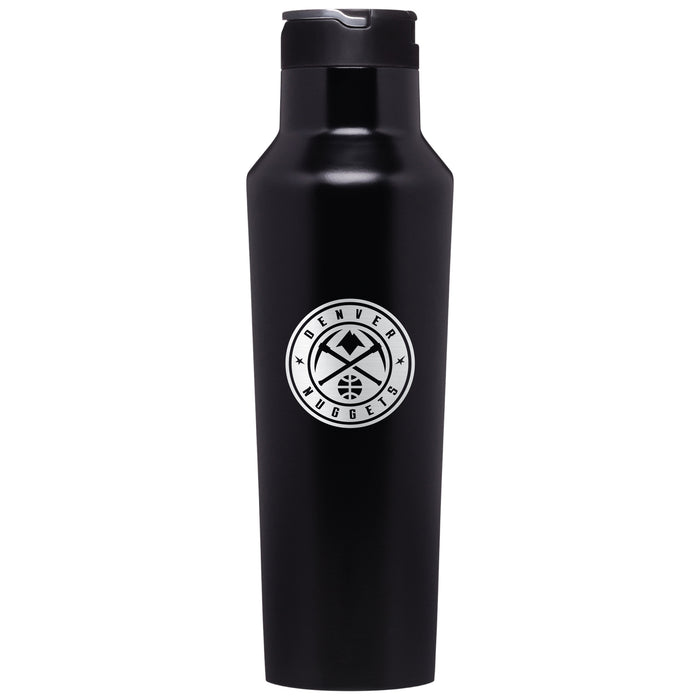 Corkcicle Insulated Canteen Water Bottle with Denver Nuggets Etched Primary Logo