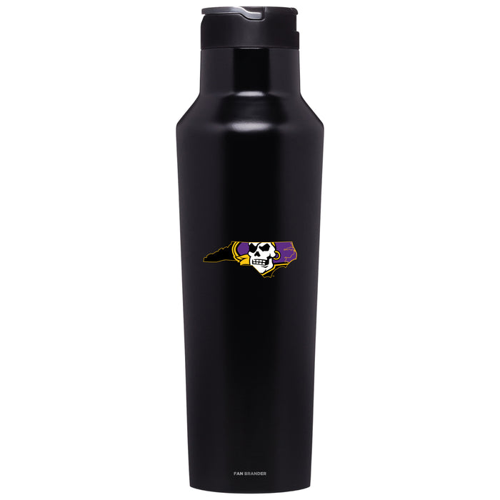 Corkcicle Insulated Canteen Water Bottle with East Carolina Pirates Secondary Logo