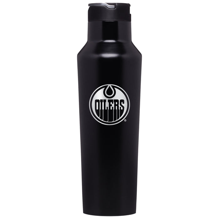 Corkcicle Insulated Canteen Water Bottle with Edmonton Oilers Primary Logo