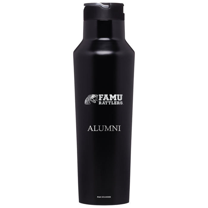 Corkcicle Insulated Canteen Water Bottle with Florida A&M Rattlers Alumni Primary Logo