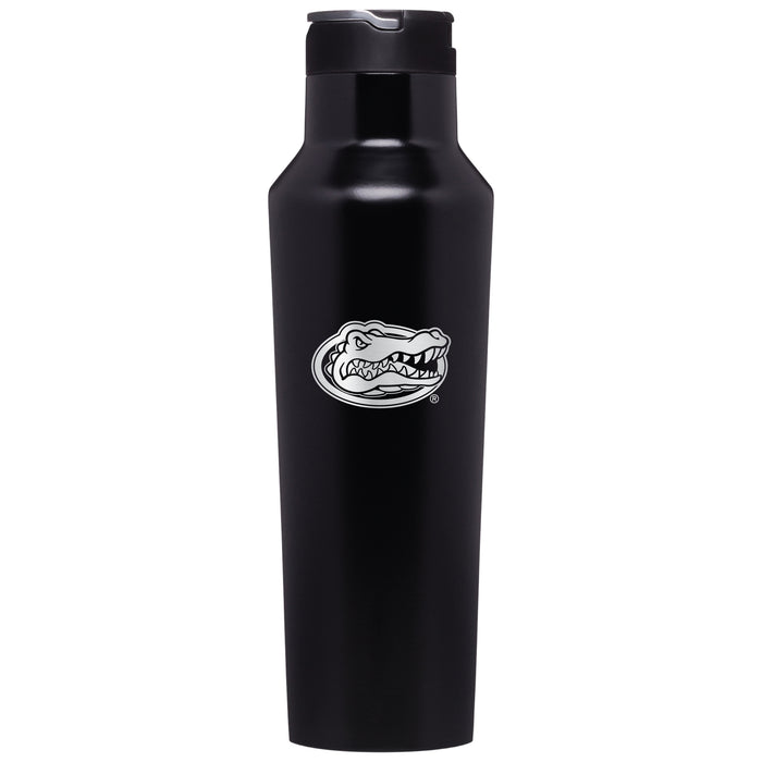 Corkcicle Insulated Sport Canteen Water Bottle with Florida Gators Primary Logo