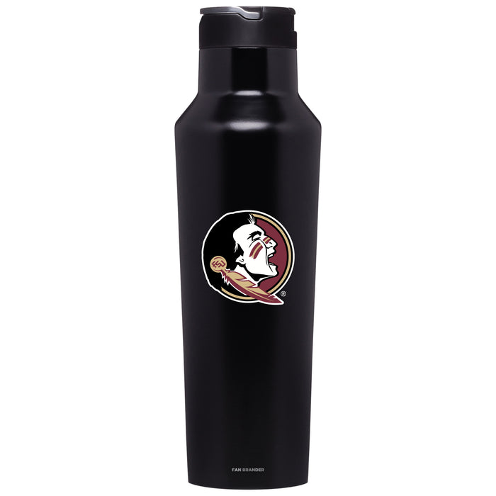 Corkcicle Insulated Canteen Water Bottle with Florida State Seminoles Primary Logo