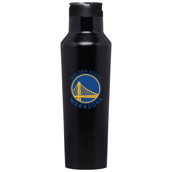 Corkcicle Insulated Canteen Water Bottle with Golden State Warriors Primary Logo