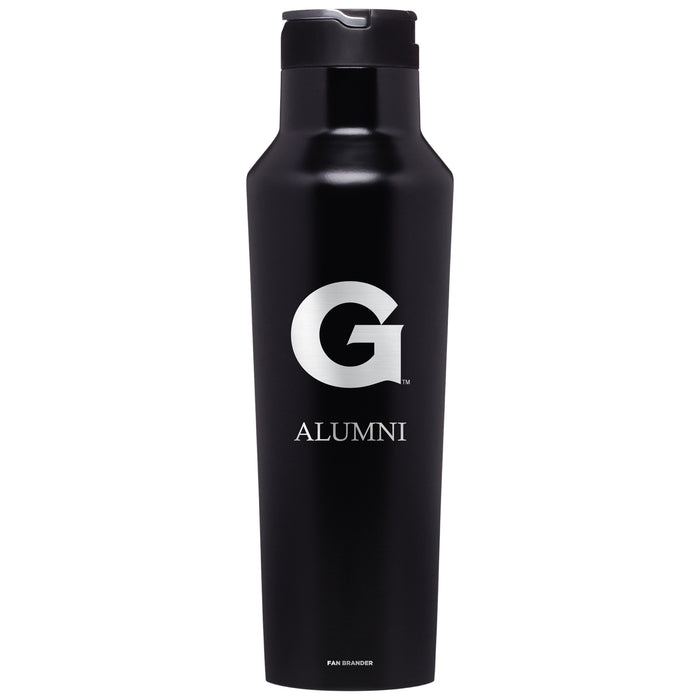Corkcicle Insulated Canteen Water Bottle with Georgetown Hoyas Alumni Primary Logo