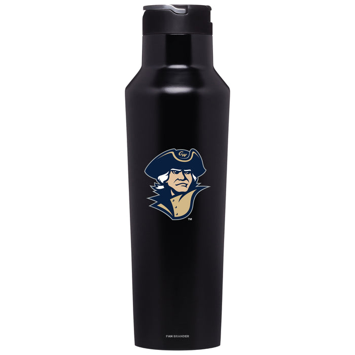 Corkcicle Insulated Canteen Water Bottle with George Washington Colonials Secondary Logo