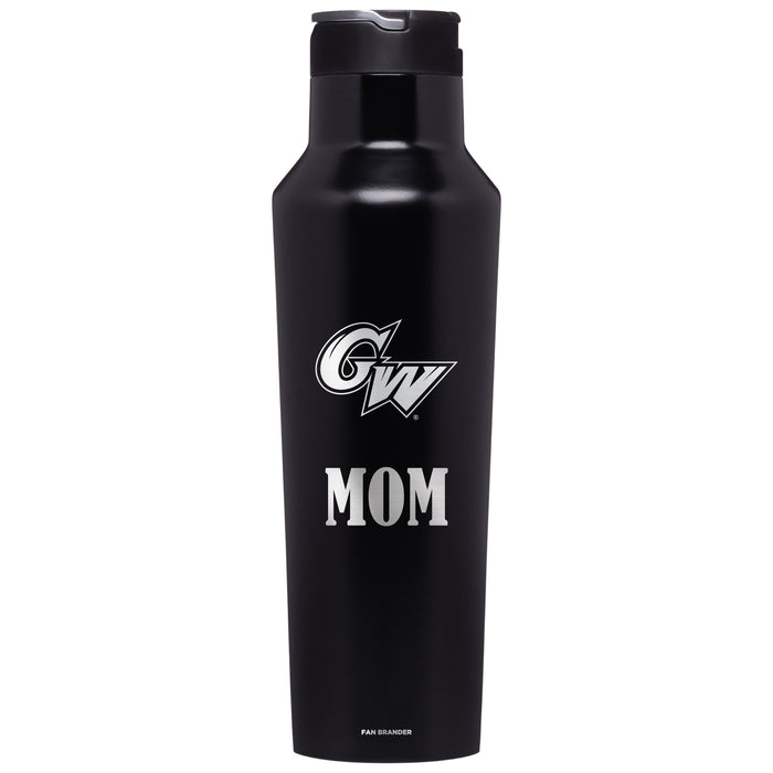 Corkcicle Insulated Canteen Water Bottle with George Washington Colonials Mom Primary Logo