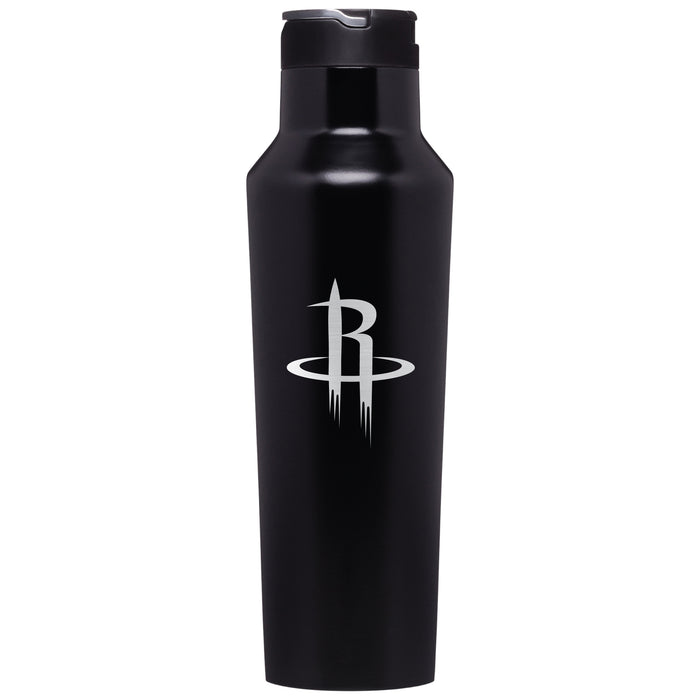 Corkcicle Insulated Canteen Water Bottle with Houston Rockets Etched Primary Logo