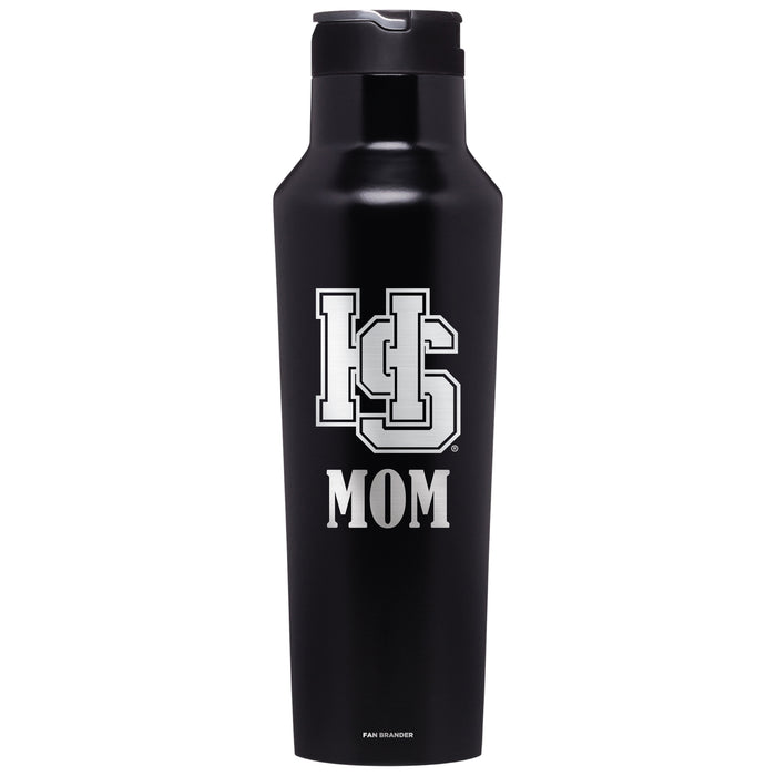 Corkcicle Insulated Canteen Water Bottle with Hampden Sydney Mom Primary Logo