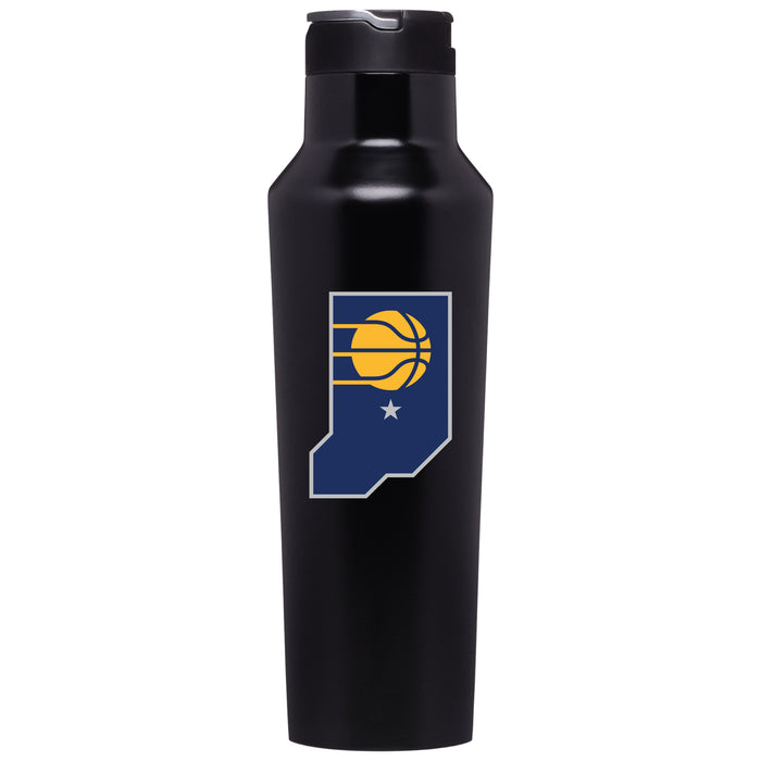 Corkcicle Insulated Canteen Water Bottle with Indiana Pacers Secondary Logo