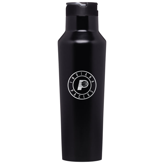 Corkcicle Insulated Canteen Water Bottle with Indiana Pacers Etched Primary Logo