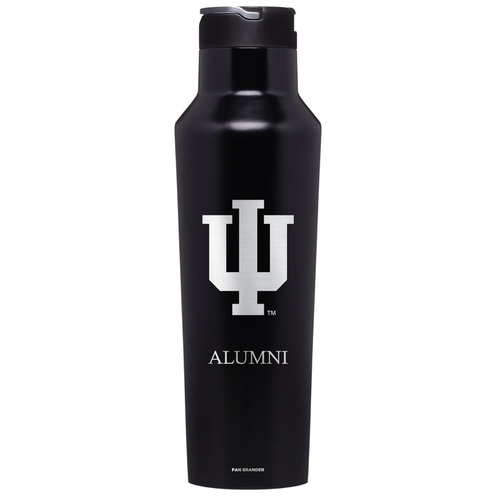 Corkcicle Insulated Canteen Water Bottle with Indiana Hoosiers Mom Primary Logo